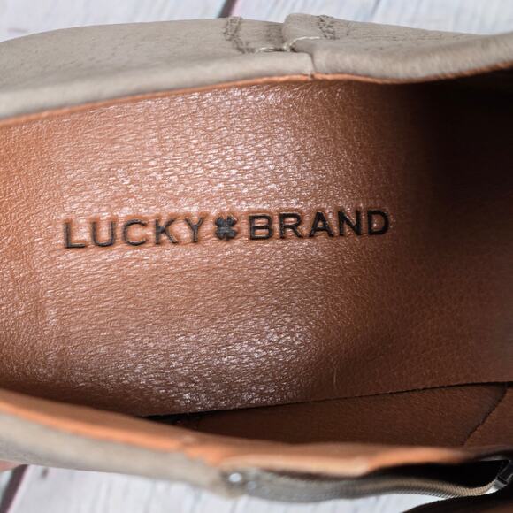 Lucky Brand Bellita Leather Ankle Boot in Seneca Rock 9M - Picture 9 of 12